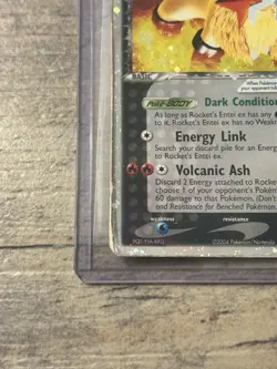 Rocket's Entei ex 97/109 Team Rocket Returns 2004 Holo 100 HP Ultra Rare EN - Image 3