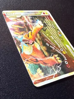 TCG POKEMON ENTEI & RAIKOU LEGEND HOLO BOTTOM 91/95 - Image 4
