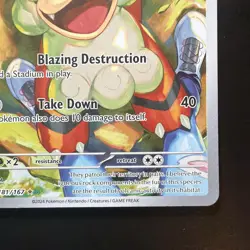 Pokemon TCG Hisuian Growlithe 181/167 SV06 Twilight Masquerade IR Near Mint - Image 3