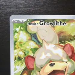 Pokemon TCG Hisuian Growlithe 181/167 SV06 Twilight Masquerade IR Near Mint - Image 5