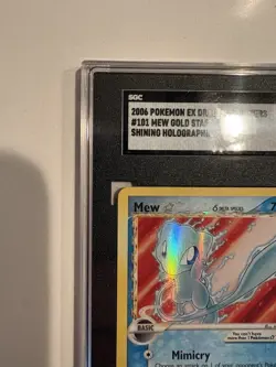 Pokemon TCG Dragon Frontiers Mew Star (Delta Species) 101/101 Holo SGC 8 - Image 3