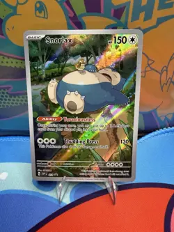 Pokemon TCG Snorlax SVP051 Scarlet & Violet 151 ETB Full Art Promo - NM - Image 1