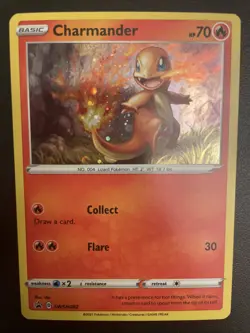Pokemon Charmander Sword & Shield Promo SWSH092 Holo Near Mint - Image 1