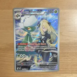 Cynthia's Garchomp ex (SIR) & Cynthia's Roserade (IR) Pokemon (DRI) in cases - Image 3
