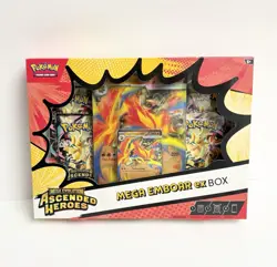 Pokemon TCG Mega Evolution Ascended Heroes Mega Emboar ex Box!!!! - Image 1