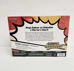 Pokemon TCG Mega Evolution Ascended Heroes Mega Emboar ex Box!!!! - Image 5