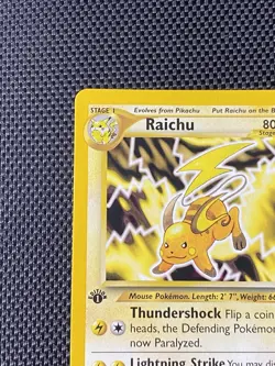 2001 Pokemon Neo Revelation 1st Edition - Raichu 21/64 NM - Image 2