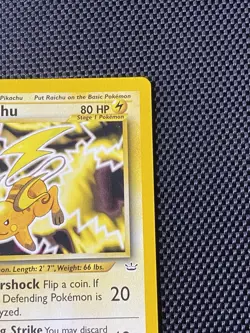 2001 Pokemon Neo Revelation 1st Edition - Raichu 21/64 NM - Image 3