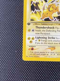 2001 Pokemon Neo Revelation 1st Edition - Raichu 21/64 NM - Image 5