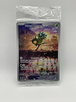 Pokemon TCG Teal Mask Ogerpon EX 123 Black Star Promo Twilight Masquerade SEALED - Image 1