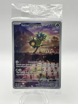 Pokemon TCG Teal Mask Ogerpon EX 123 Black Star Promo Twilight Masquerade SEALED - Image 2