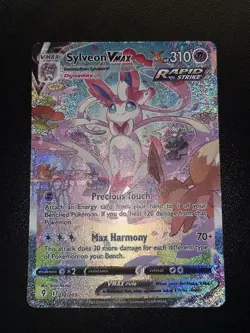 Pokemon TCG Sylveon VMAX Alternate Art Secret Rare Evolving Skies Full Art NM - Image 1