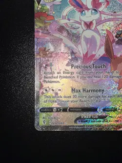 Pokemon TCG Sylveon VMAX Alternate Art Secret Rare Evolving Skies Full Art NM - Image 2