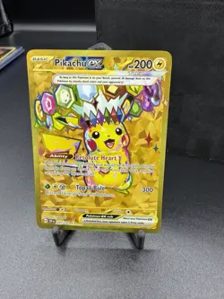 The Pokemon Company Pikachu ex 247/191 SV08 Hyper Rare Holo EN - Image 1