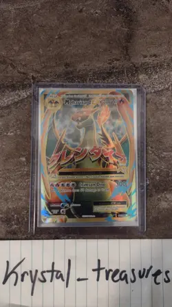 M Charizard EX (Full Art) 101/108 Evolutions Pokemon TCG NM - Image 1