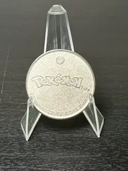 Vintage Pokemon Pikachu Metal Coin #25 2000 Nintendo Wizards - Image 2