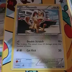 Meowth 80/99 Next Destinies Pokemon TCG - Image 1