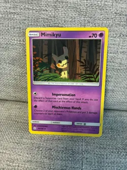Pokemon TCG Mimikyu 96/236 Cosmic Eclipse (LP) - Image 1