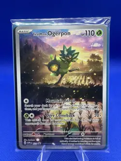 Pokemon TCG Teal Mask Ogerpon Black Star Promo #123 Scarlet and Violet Sealed - Image 1