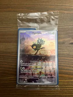 Pokemon TCG Teal Mask Ogerpon Scarlet & Violet Black Star Promo #123 SEALED - Image 1
