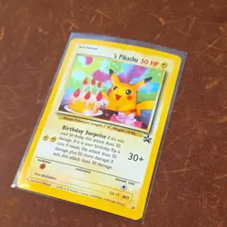 Wizards of the Coast Birthday Pikachu Wotc Promo Holo Promo 50HP 24/53 EN 2000 - Image 2