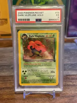 2000 POKEMON ROCKET #13 DARK VILEPLUME-HOLO PSA 5 - Image 1
