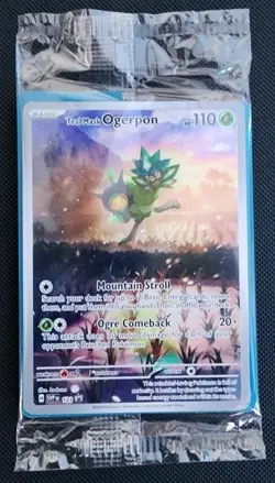 Teal Mask Ogerpon 123 - Scarlet & Violet Black Star Promo Pokemon TCG SEALED - Image 1