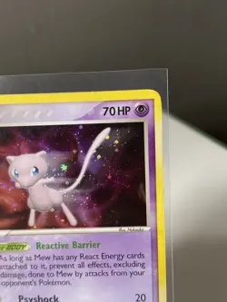 2006 Pokemon TCG - Mew 4/17 - POP Series - Holo Rare MP SWIRL - Image 3
