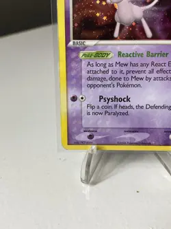 2006 Pokemon TCG - Mew 4/17 - POP Series - Holo Rare MP SWIRL - Image 4