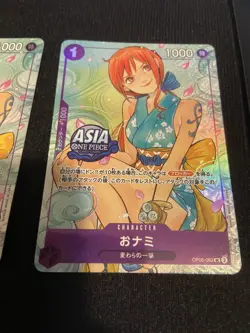 TC-01 Treasure Chest Promo Rare Asia Nami One Piece Card X 2 - Image 2