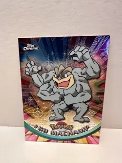 MACHAMP #68 2000 TOPPS CHROME POKEMON TV ANIMATION - Image 1
