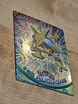 Alakazam Topps Chrome Pokemon TV Animation Edition #65 2000 Foil ¿ - Image 3