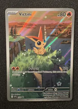 Pokemon TCG Victini Full Art Holo Black Star Promo 208 NM+ Condition Rare - Image 1