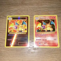 Pokemon TCG Charizard 11/108 Evolutions Holo Rare Lot of 2 English 2016 - Image 1