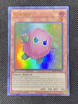 YuGiOh! - Kuribee BROL-EN002 Ultra Rare 1st Edition Near Mint - Image 1