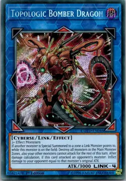 Yugioh Topologic Bomber Dragon COTD-EN046 1st Edition Secret Rare NM - Image 1