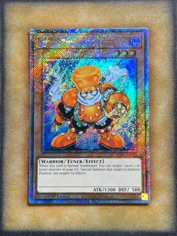 Yugioh Junk Synchron RA03-EN199 Platinum Secret Rare 1st Ed NM - Image 1