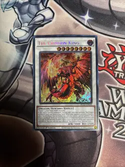 Yu-Gi-Oh! The Crimson King BLZD-EN036 Blazing Dominion 1st Edition NM - Image 1