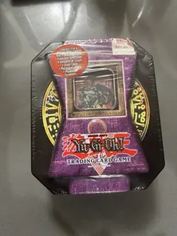 Yu-Gi-Oh Cards - 2004 Collectors Tin PURPLE COMMAND KNIGHT New Factory Sealed - Image 1