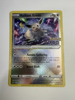 Pokemon TCG Radiant Eevee SWSH230 Sword & Shield Promo Card in NM Condition - Image 1