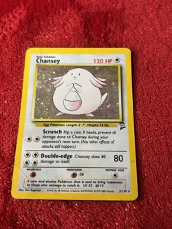 Chansey 003/130 Base Set 2 Holo Wotc Pokemon Card Hp - Image 5