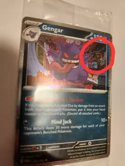 Gengar #050/088 Promo Card - EB Games *Sealed* (1 Swirl) - Image 1
