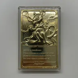 Mewtwo Burger King 23k Gold Plated Pokemon Card 1999 Nintendo - Image 2