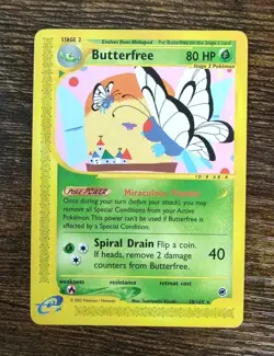 Expedition Butterfree 38/165 Pokemon Non Holo Card NM - Image 1
