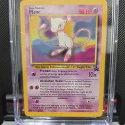 CGC 8 GEM MINT Mew 2000 Black Star Promos 8 Pokemon League Pokemon Card - Image 2