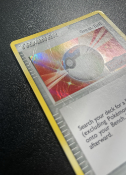 Great Ball 77/108 Power Keepers Reverse Holo Stamped Pokemon Card MP/HP DMG - Image 3