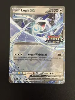 Lugia EX Prismatic Evolutions Double Rare Holo Card 082/131 Stamped - Image 1