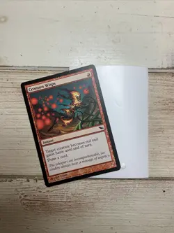 Magic The Gathering Crimson Wisps, Instant + Protective Cover - Image 1