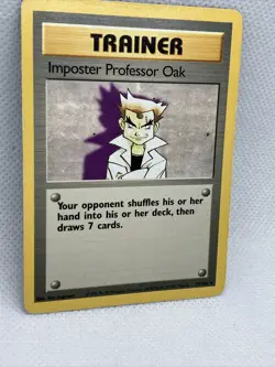 Pokemon TCG Imposter Professor Oak Base Set 73/102 Regular Unlimited Rare - Image 3