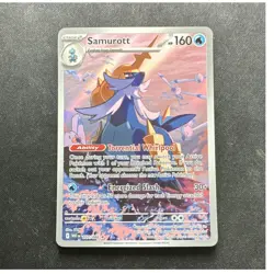 The Pokemon Company Samurott 107/086 SV White Flare Illustration Rare Holo HP16… - Image 1